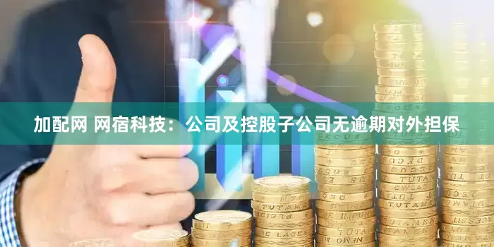 加配网 网宿科技：公司及控股子公司无逾期对外担保